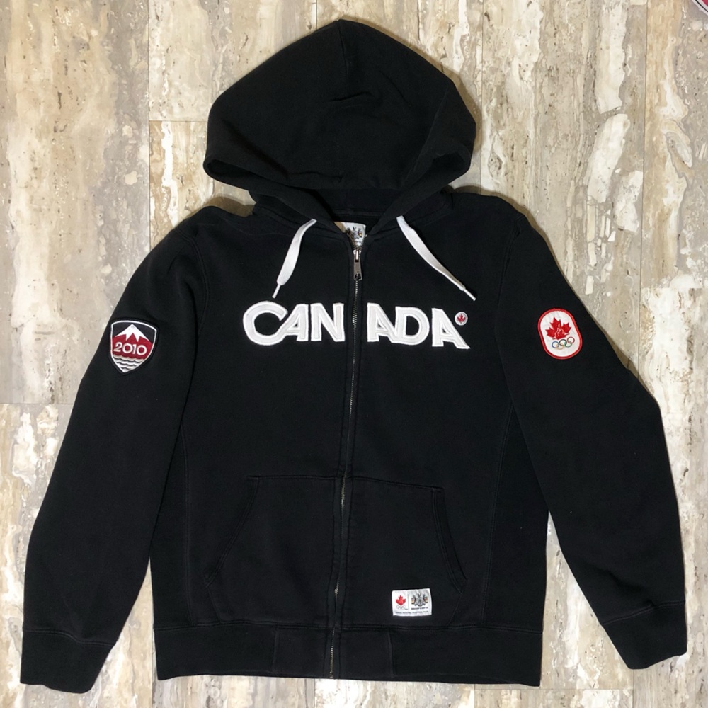 Hudson’s Bay Canada 2010 Vancouver Winter Olympic Games Zip-Up Hoodie - Flaw*